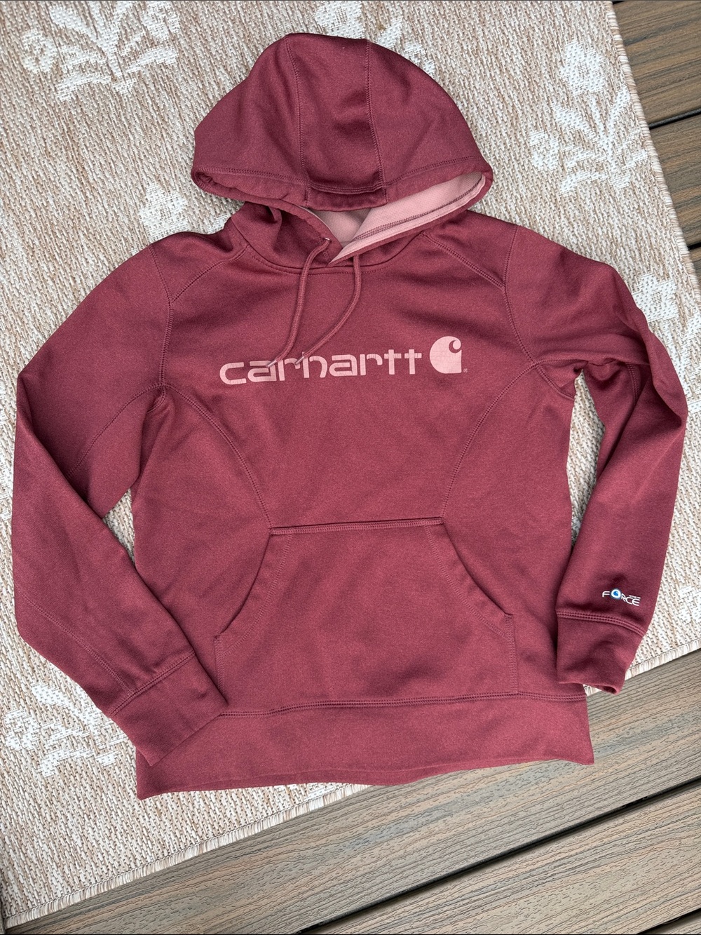 Carhartt Women’s Berry Hooded Logo Sweatshirt